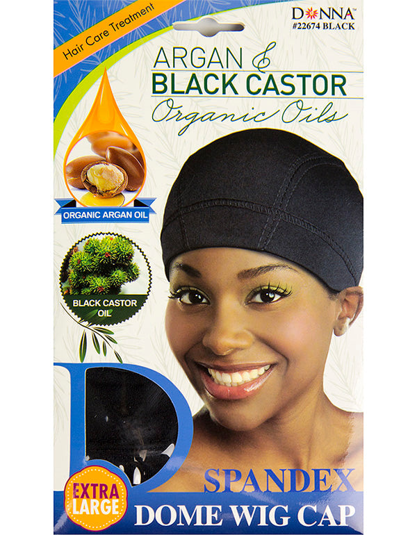 Donna - Organic Spandex Dome Wig Cap 22674 (BK/XL)