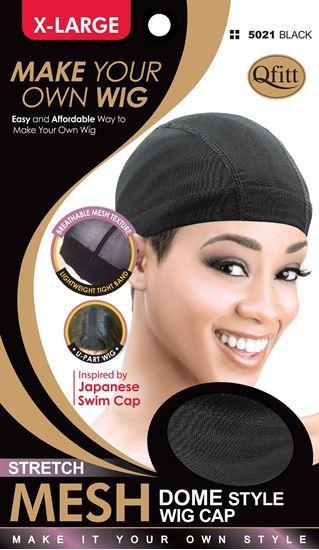 Qfitt - Stretch Mesh Dome Style Wig Cap X-LARGE
