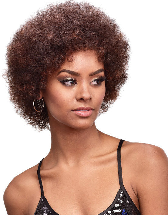 Bijoux - Human Hair Wig AFRO