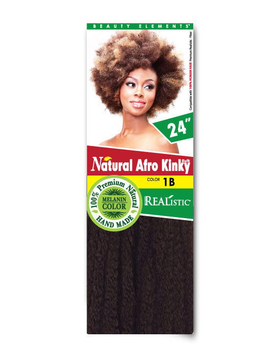 Beauty Elements - Realistic Afro Kinky Bulk 24"