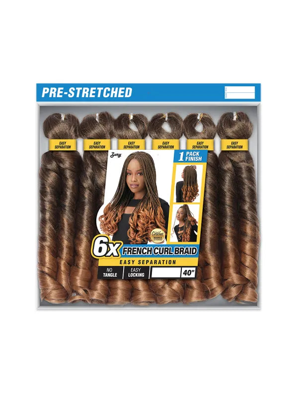 Zury - Pre-stretced French Curl Braid 6X