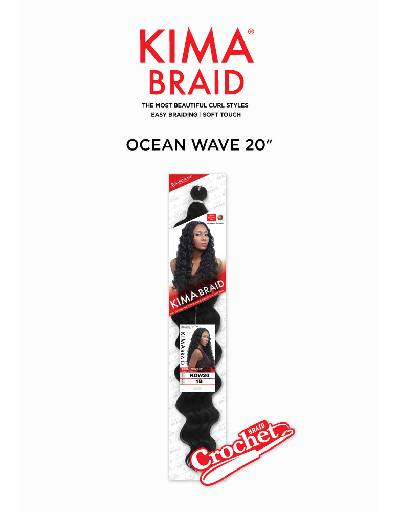 Harlem 125 - Kima Braid OCEAN WAVE 20"