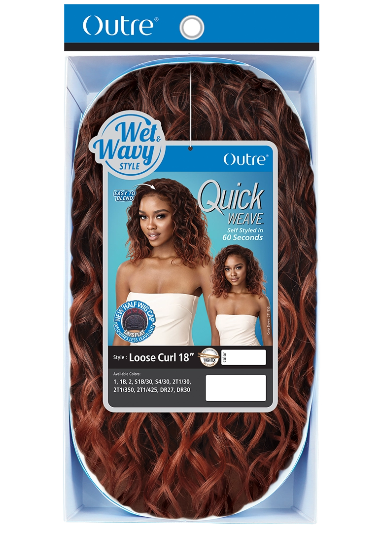 Outre - Quick Weave Half Wig LOOSE CURL 18"
