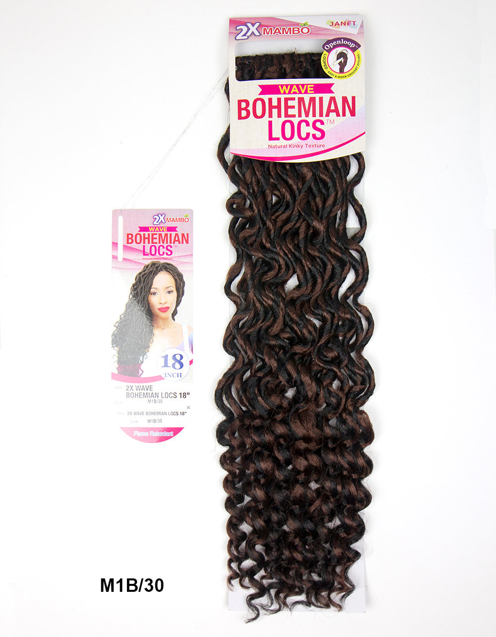 Janet Collection - 2X Wave Bohemian Locs 18