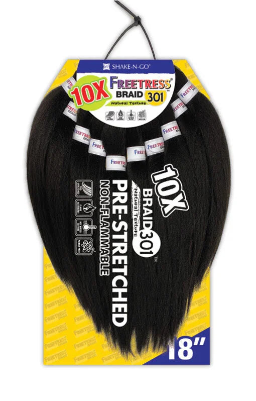 SHAKE-N-GO - FREETRESS 10X BRAID 301 18"