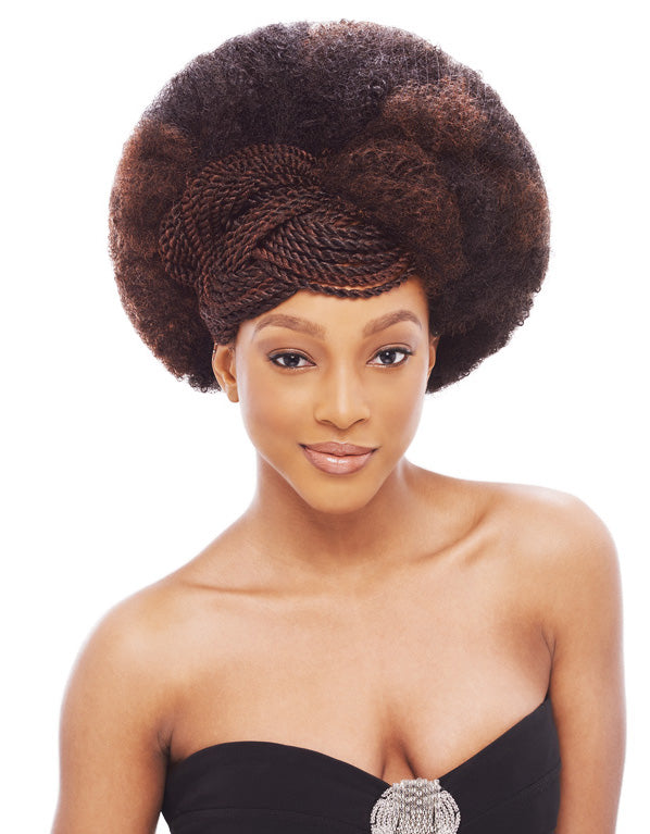 Janet Collection - Noir 2X Afro Kinky Bulk 24"