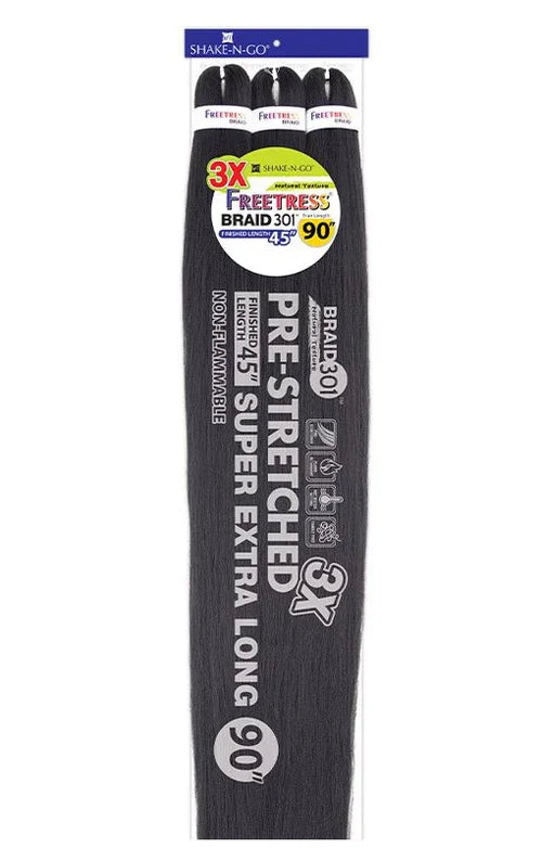 SHAKE-N-GO - FREETRESS 3X BRAID 301 90"(45")