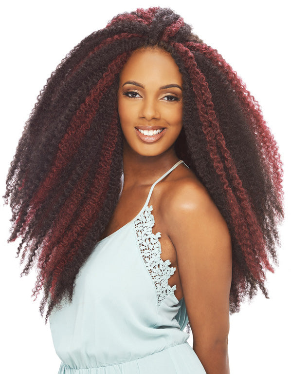 Janet Collection - Noir 5X Afro Twist Braid (5X Value Pack)