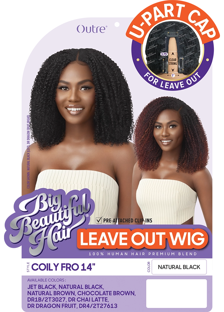 Outre - Big Beautiful Leave Out Wig COILY FRO 14"