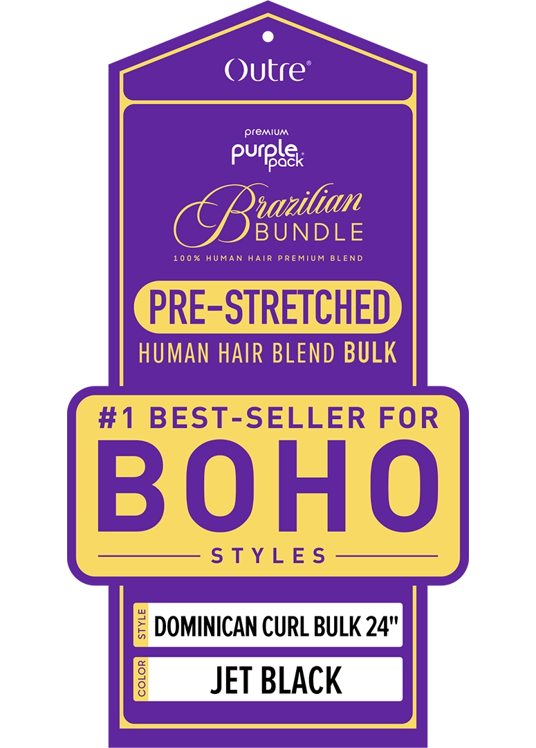 Outre - Purple Pack DOMINICAN CURL BULK 24"