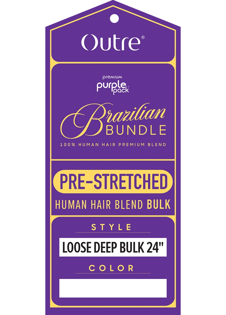 Outre - Purple Pack LOOSE DEEP BULK 24"