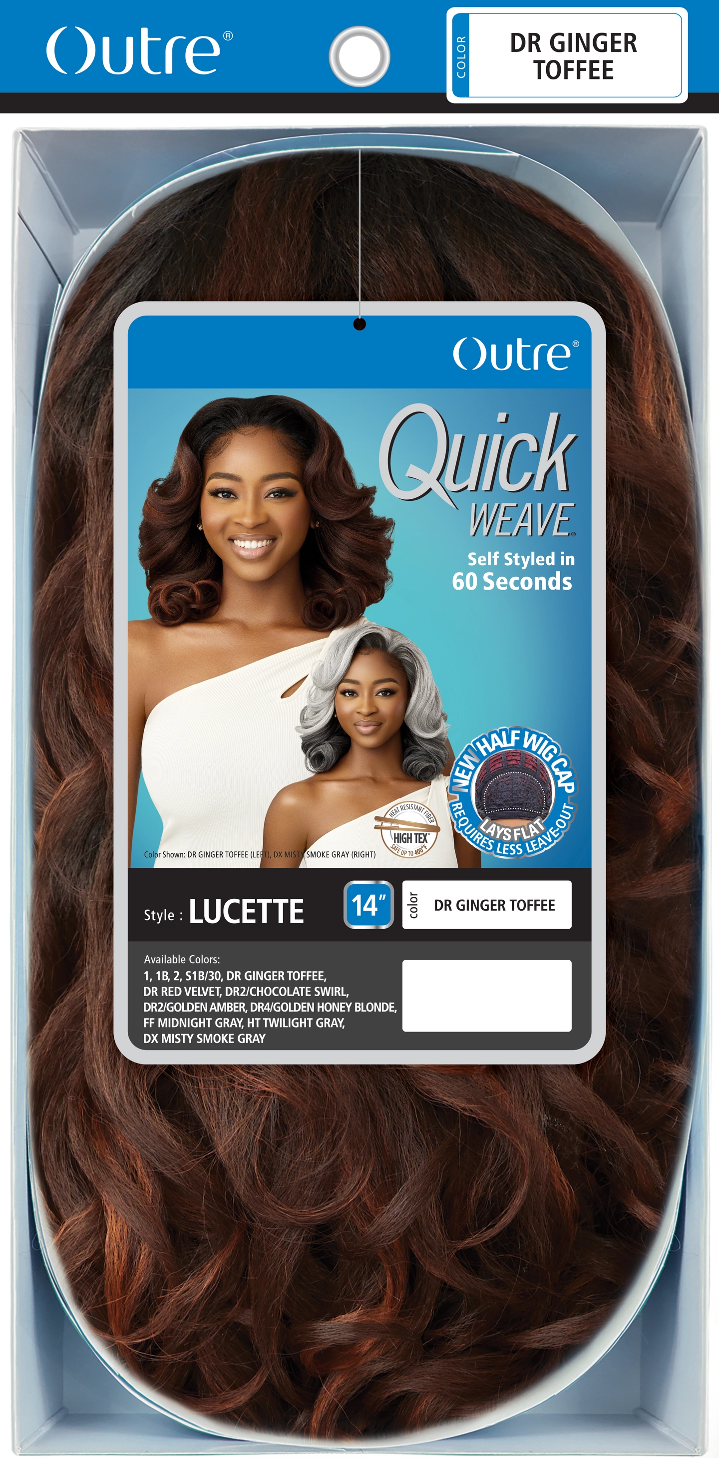 Outre - Quick Weave Half Wig LUCETTE