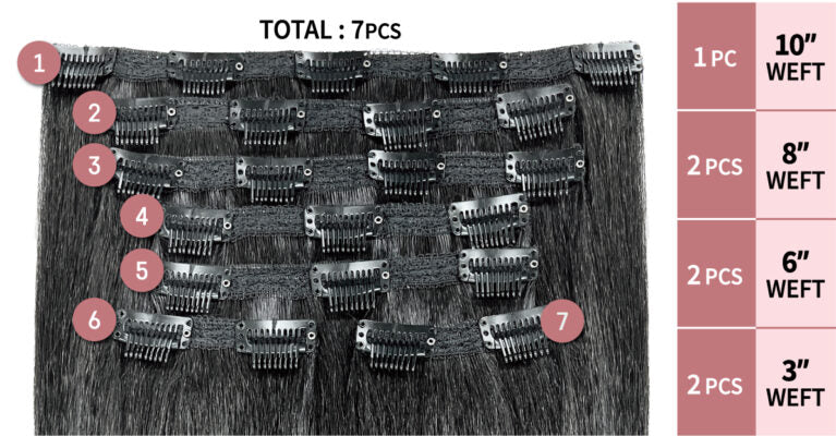 Zury - ND-CLIP NATURAL YAKY 24"