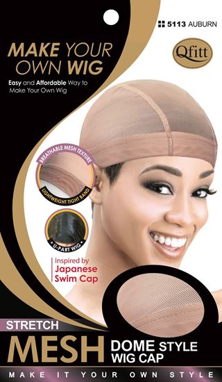 Qfitt - Stretch Mesh Dome Style Wig Cap