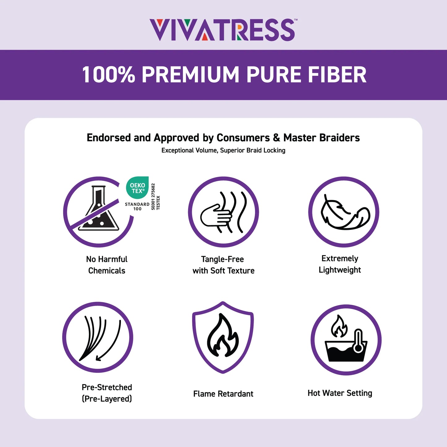 Vivace - VIVATRESS 3X Pre-Stretched Braid 32"