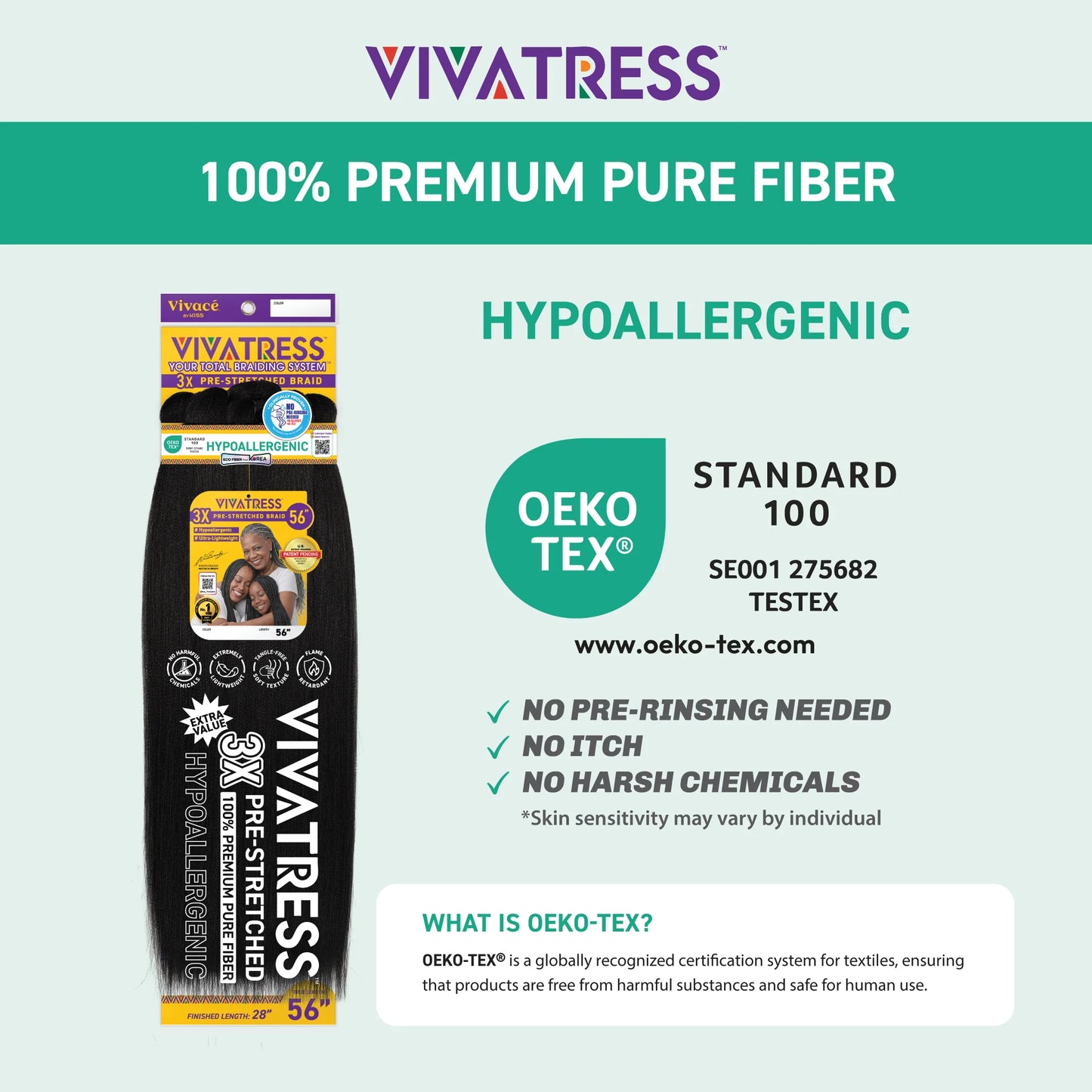 Vivace - VIVATRESS 3X Pre-Stretched Braid 32"