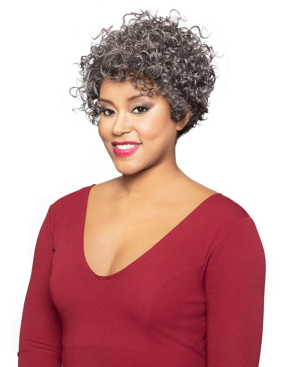 Foxy Silver - Grey Synthetic Wig ABIGAIL