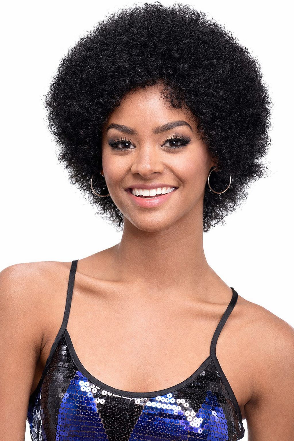 Bijoux - Human Hair Wig AFRO