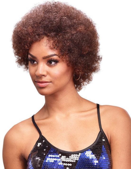 Bijoux - Human Hair Wig AFRO