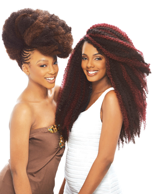 Janet Collection - Noir 5X Afro Twist Braid (5X Value Pack)