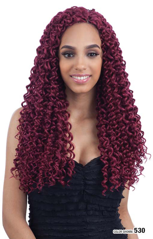 SHAKE-N-GO - FREETRESS BRAID BEACH CURL 18"
