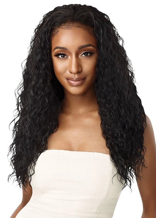 Outre - Quick Weave Half Wig BEACH CURL 24"