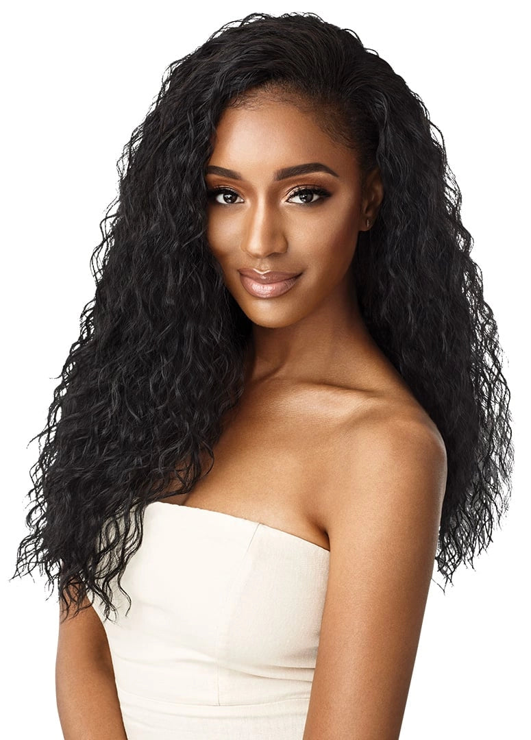 Outre - Quick Weave Half Wig BEACH CURL 24"