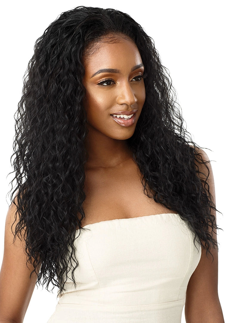 Outre - Quick Weave Half Wig BEACH CURL 24"