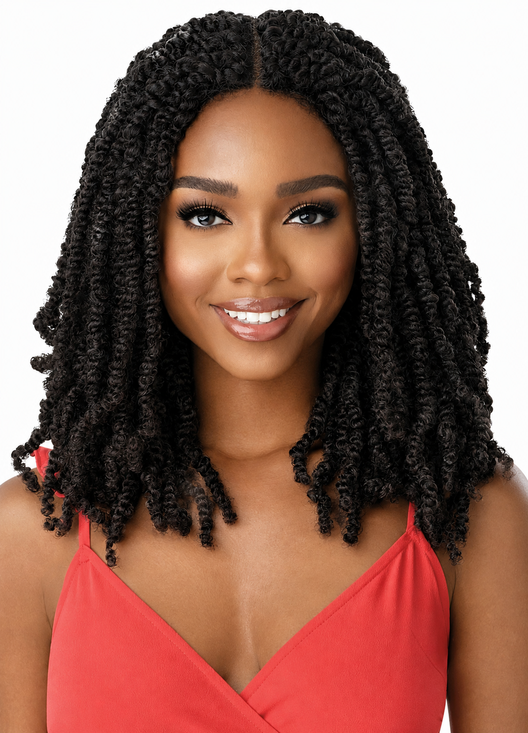 Outre - Lace Front Wig Wavy Bomb Twist 18"