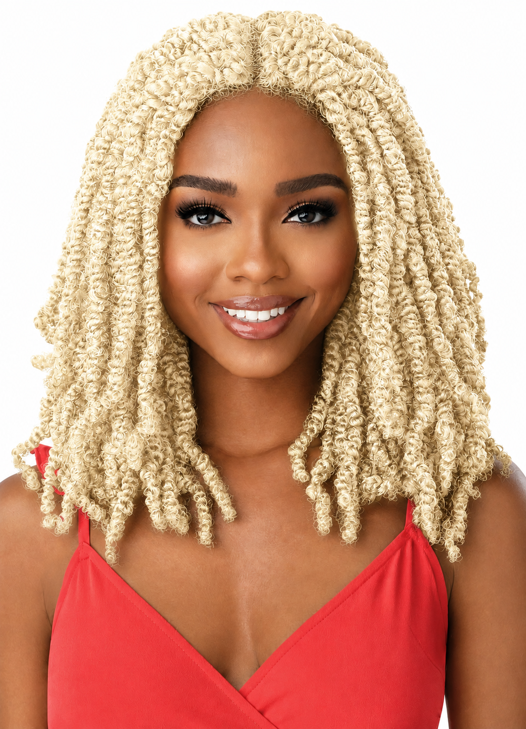 Outre - Lace Front Wig Wavy Bomb Twist 18"