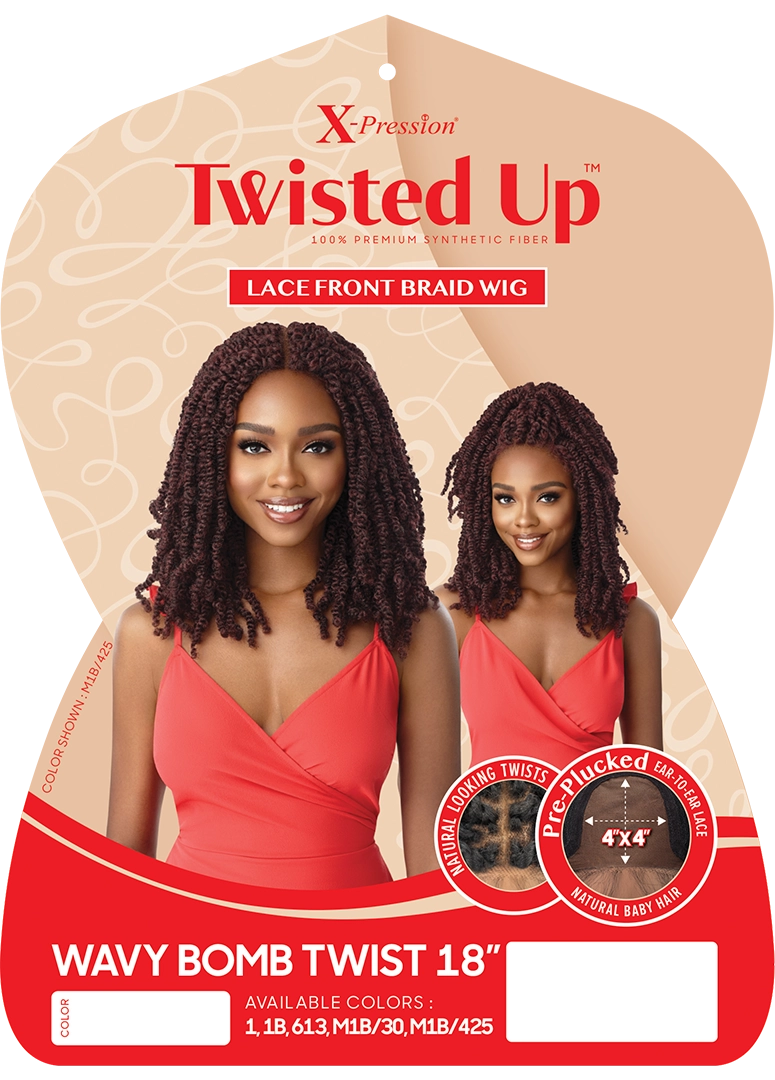 Outre - Lace Front Wig Wavy Bomb Twist 18"