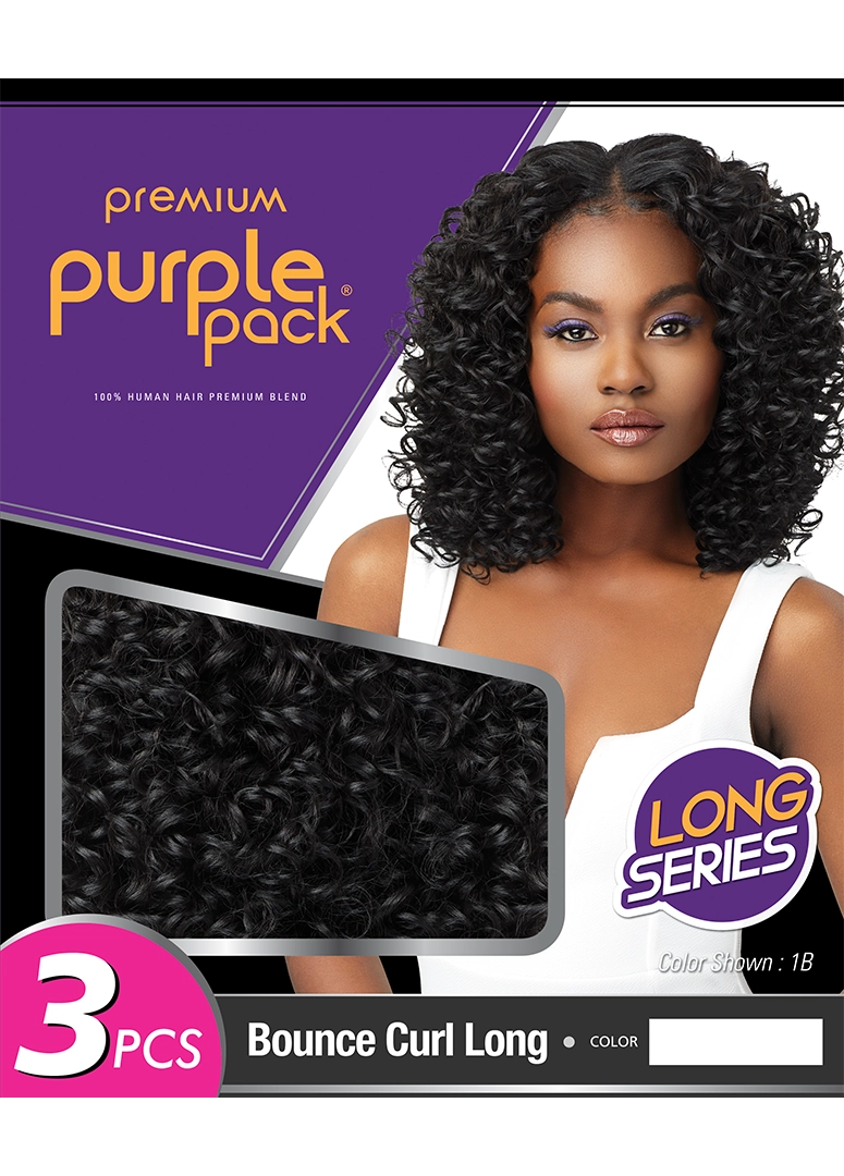 Outre - Purple Pack 3PCS BOUNCE CURL LONG