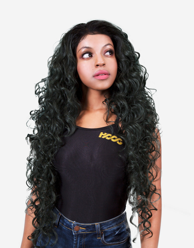 21 Tress Malaysian Human Hair Blended Lace wig HL-BROWN