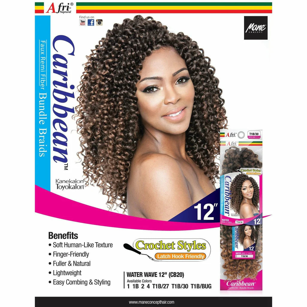 Mane Concept Afri Naptural WATER WAVE 12