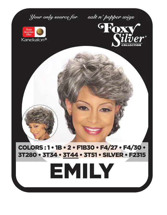 Foxy Silver - Grey Synthetic wig EMILY