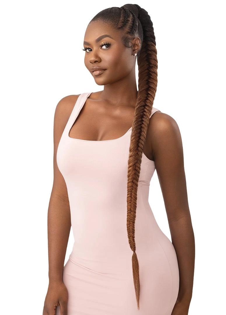 Outre - Natural Braided Fishtail 42"