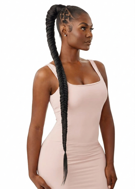 Outre - Natural Braided Fishtail 42"
