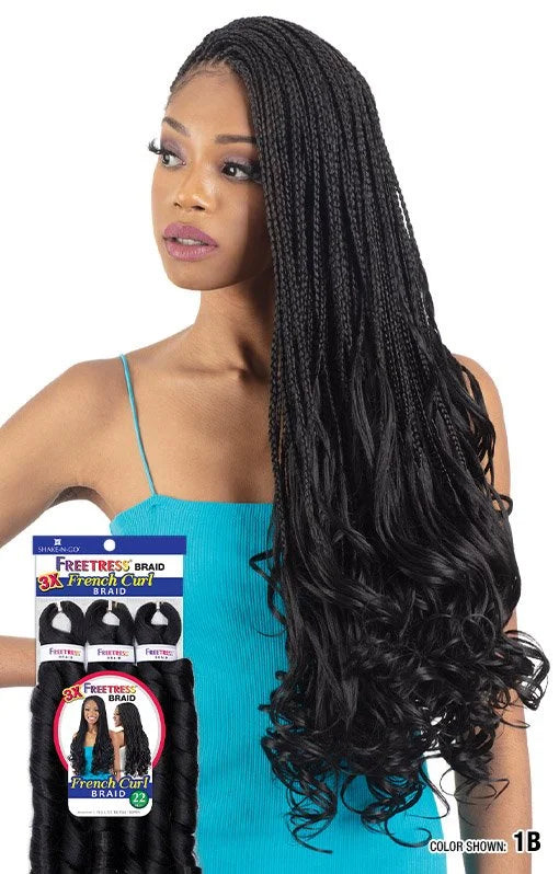 SHAKE-N-GO - FREETRESS 3X FRENCH CURL BRAID 22"