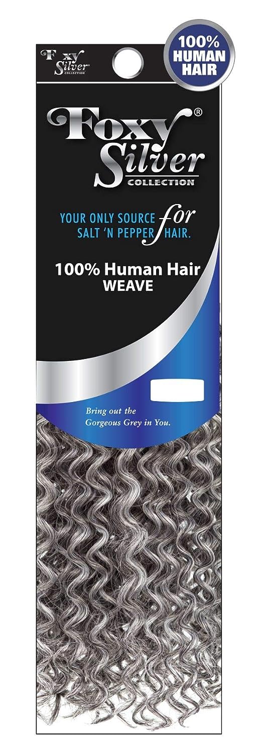 Foxy Silver - Human Hair Weave Jerry Curl