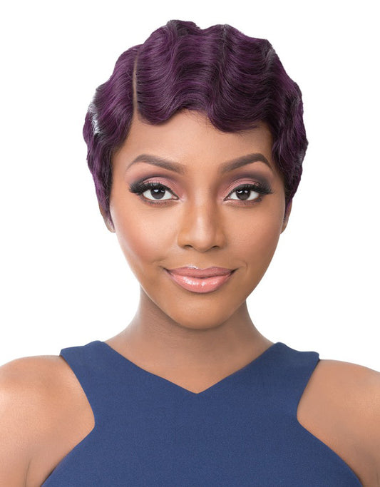 It's a cap weave - 100% Human Hair Wig HH NUNA