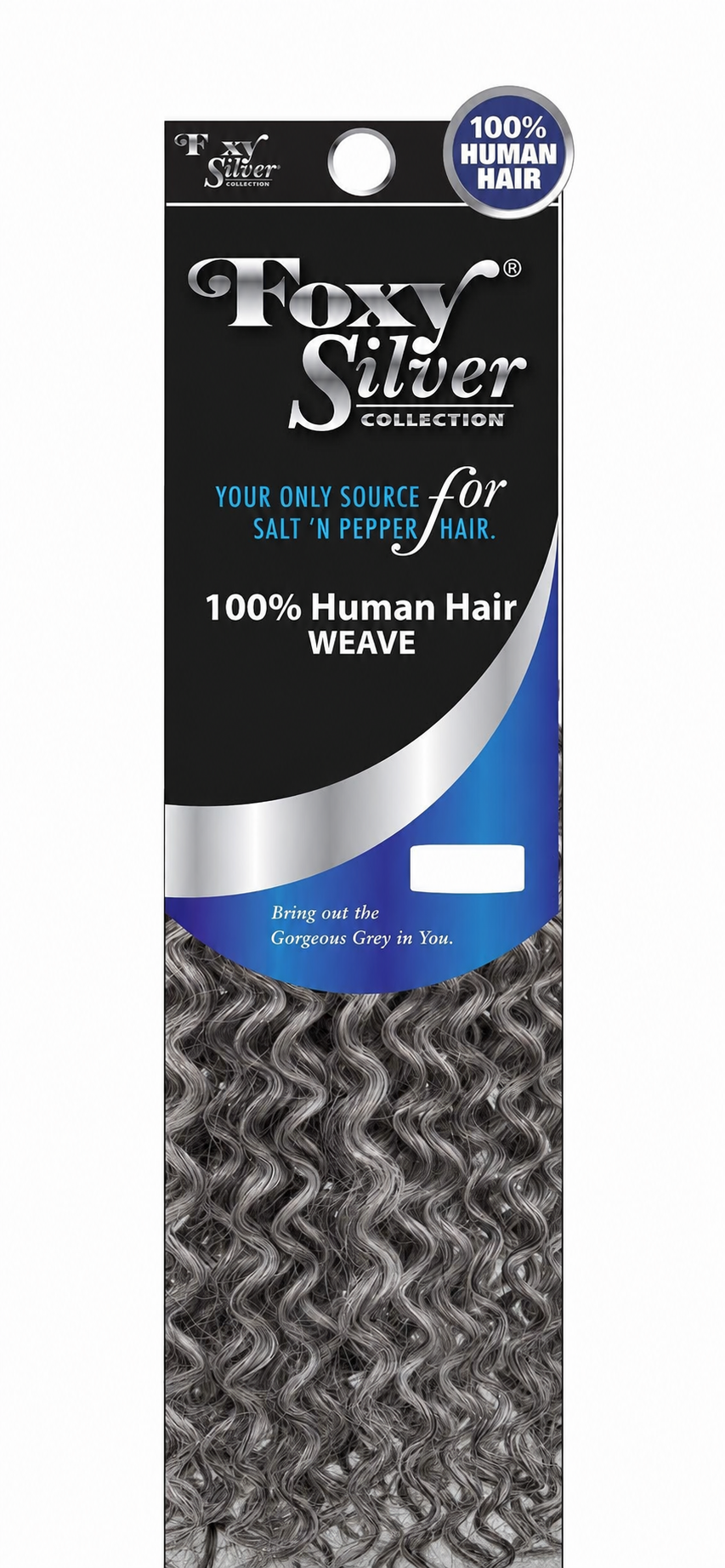 Foxy Silver - Human Hair Weave Jerry Curl