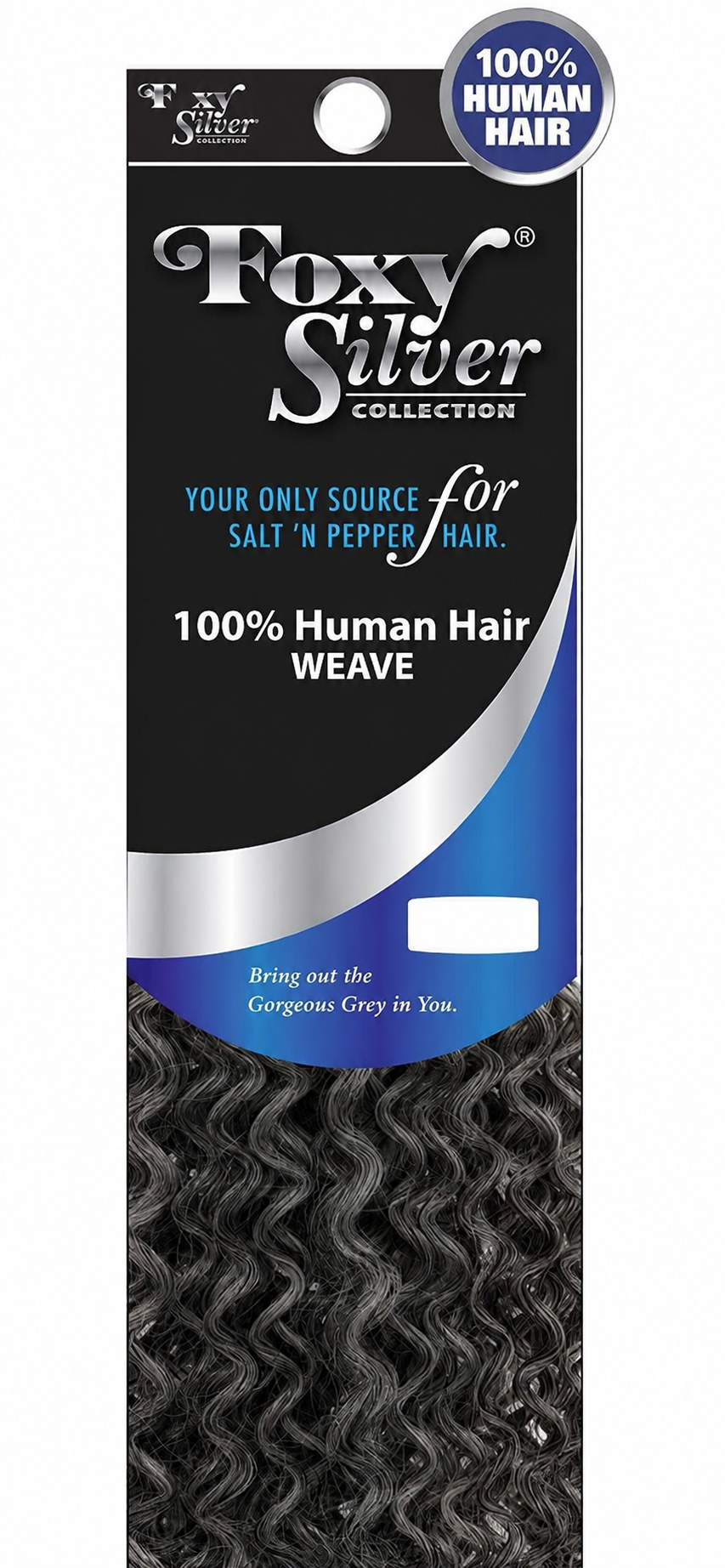 Foxy Silver - Human Hair Weave Jerry Curl