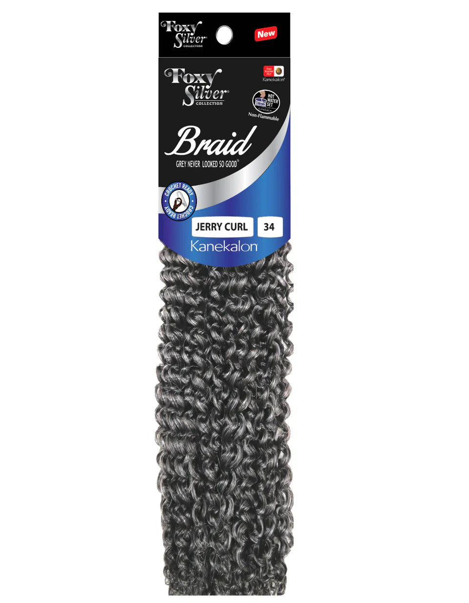 Foxy Silver - Human Hair Weave Jerry Curl