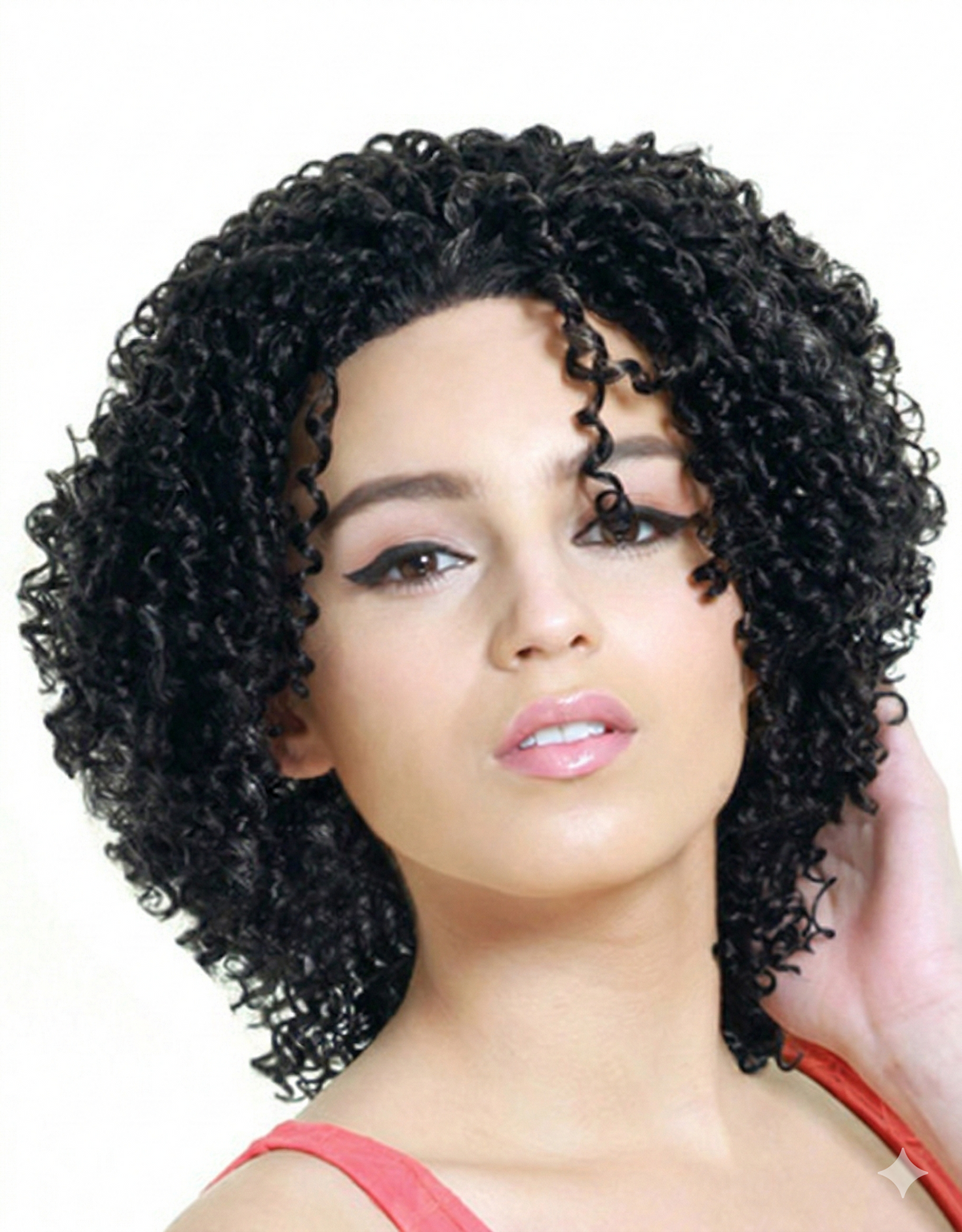 R& b lace front wig Amazon.com : R&B Collection NINA Short Loose Curls Premium  main image 4
