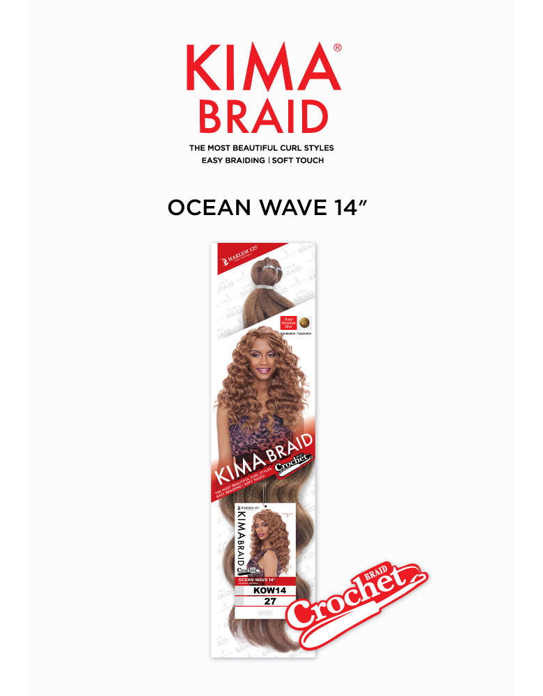 Harlem 125 - Kima Braid OCEAN WAVE 14"