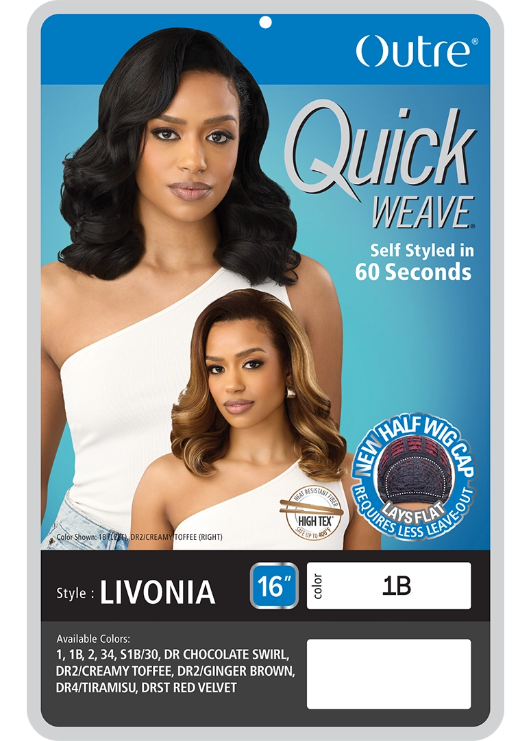 Outre - Quick Weave Half Wig LIVONIA