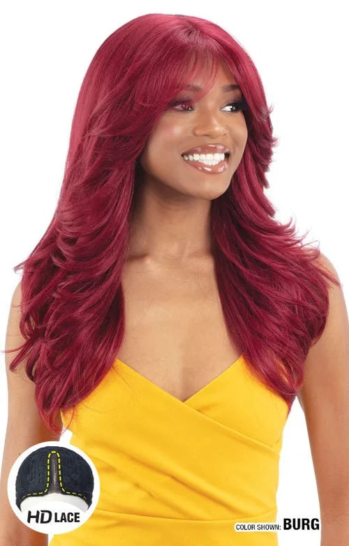 SHAKE-N-GO Freetress EQUAL - Curtain Bang Lace Wig MAVEN