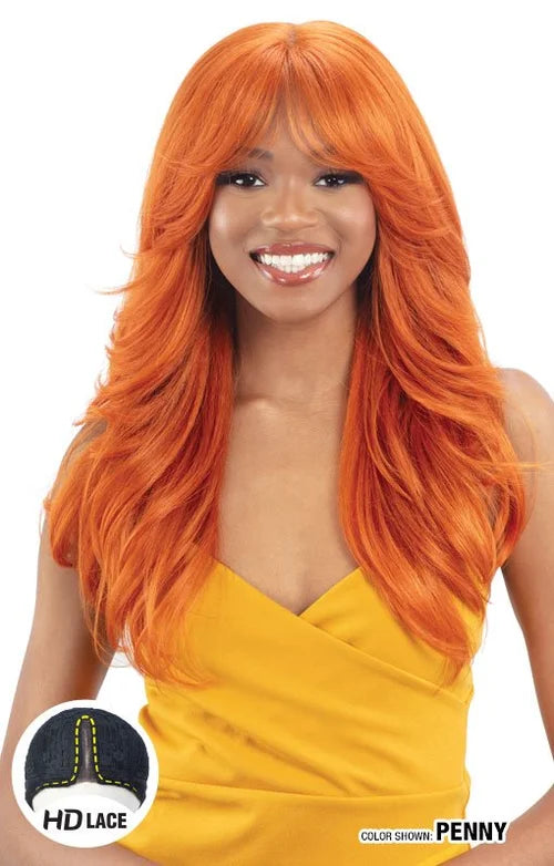 SHAKE-N-GO Freetress EQUAL - Curtain Bang Lace Wig MAVEN