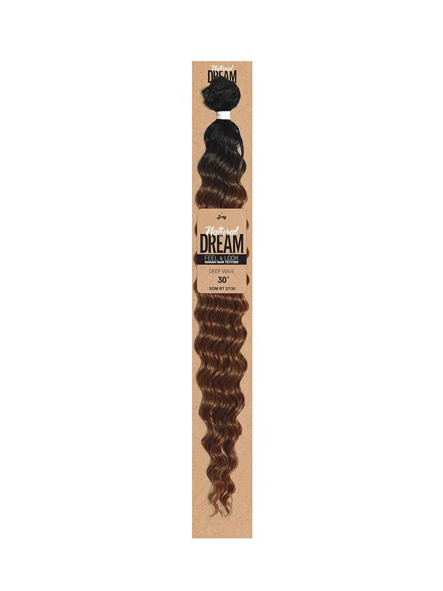 Zury - Synthetic Weave NATURAL DREAM DEEP WAVE 18"