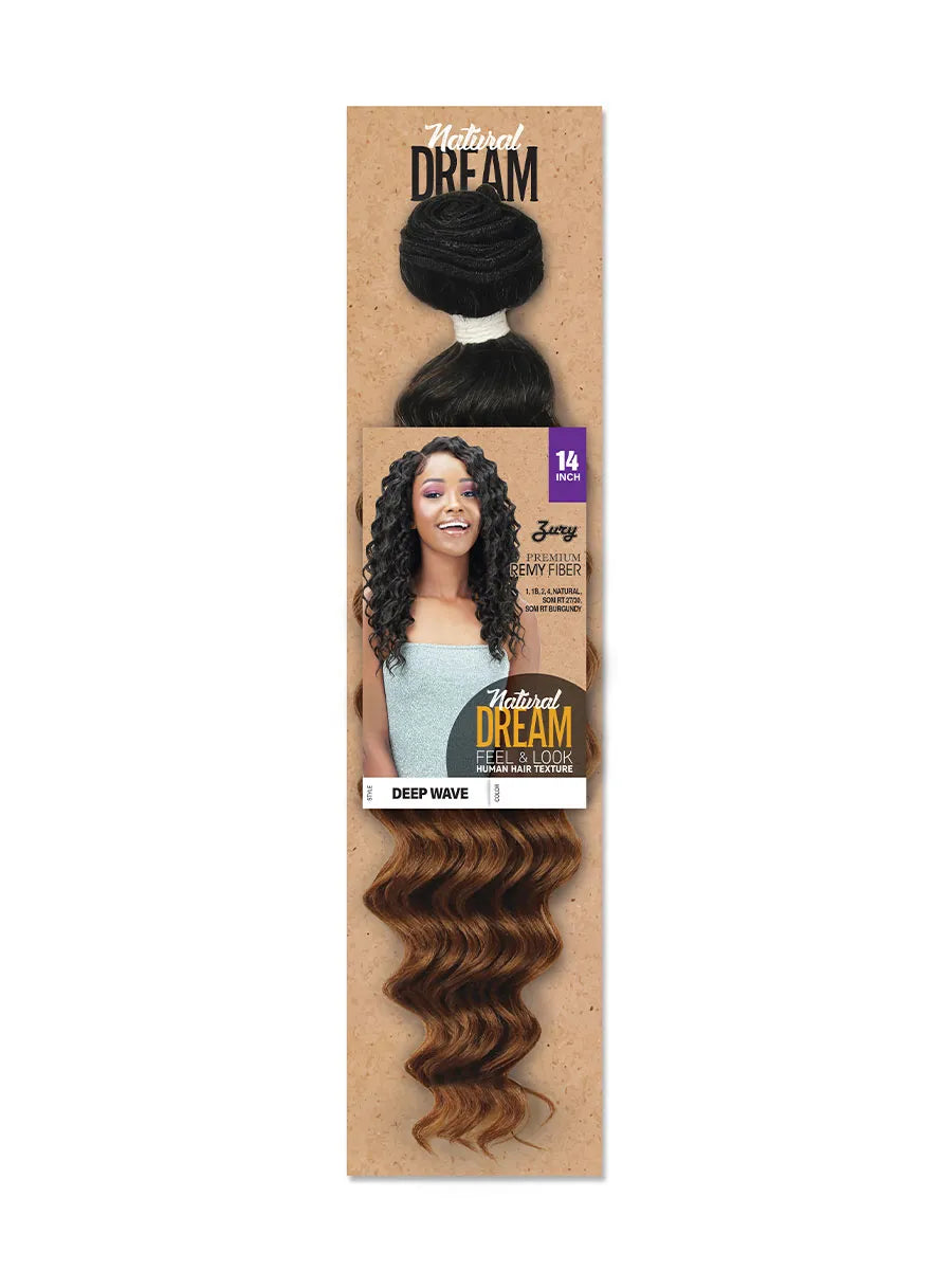 Zury - Synthetic Weave NATURAL DREAM DEEP WAVE 18"